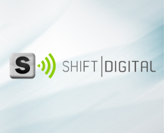 Shift Digital Media: UI Design for Website